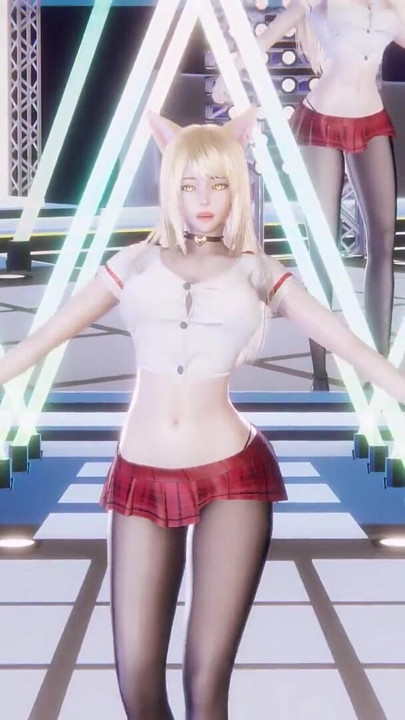MMD I Ren - תחת - אהרי ריקודי Kpop סקסיים ליגת האגדות הנטאי 4K 60FPS לא מצונזר | קליפ 1