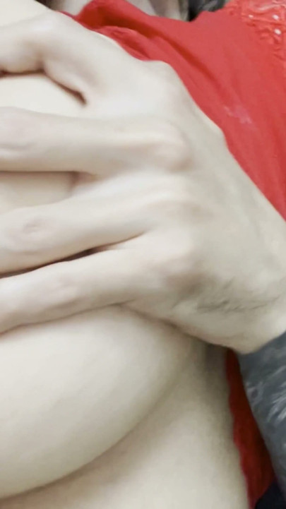 Masked girl fucked, used, stuffed in her beautiful red dress - Dazzlingfacegirl | Clip 1
