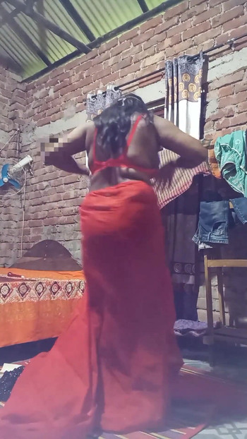 Spectacular moment from "Hot Bhojpuri Strip Dance in Saree Desi Girl Slow Seduction"
