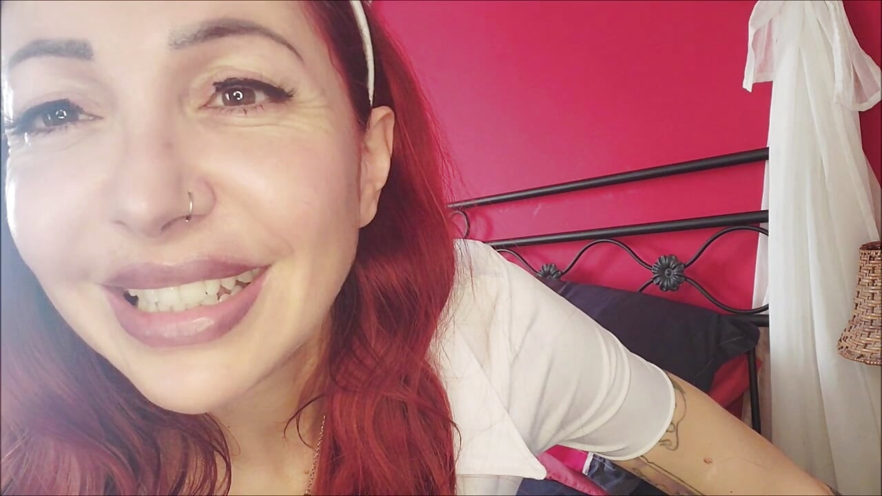Beautiful abusive and blasphemous nurse