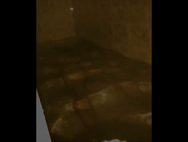 Bandar Sissy masturbates in his bathtub at night, attempting to self suck the hard cock.