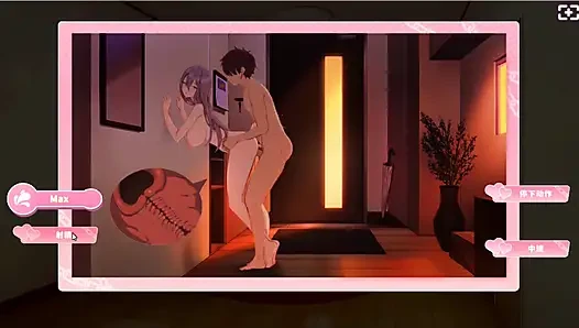 Hentai oyunu - azgın ateşli hatun sert seks oyunu animasyonu
