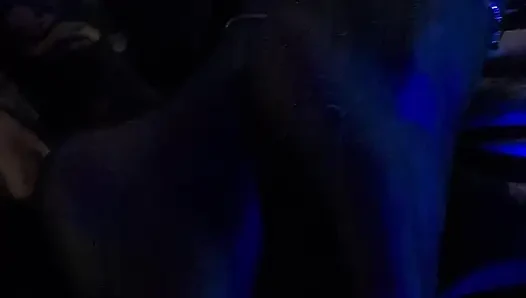 Double BBC Dildo Ply with Cum on Toes End!