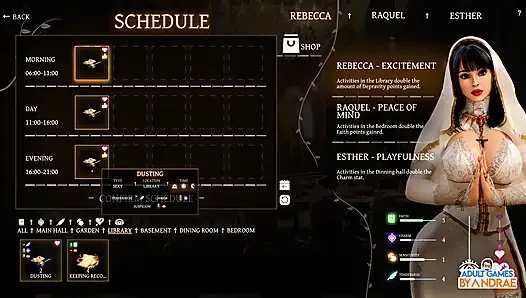 Sisters in Sin Gameplay Part 9 - Conflict Inside the Monastery