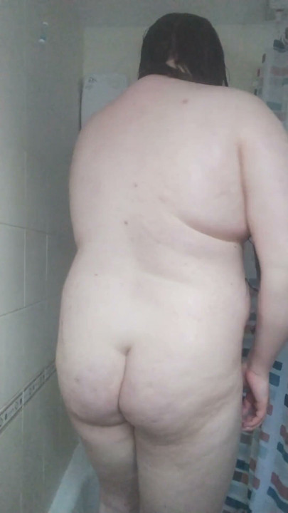 My massive meaty body in a steamy shower | Clip 1
