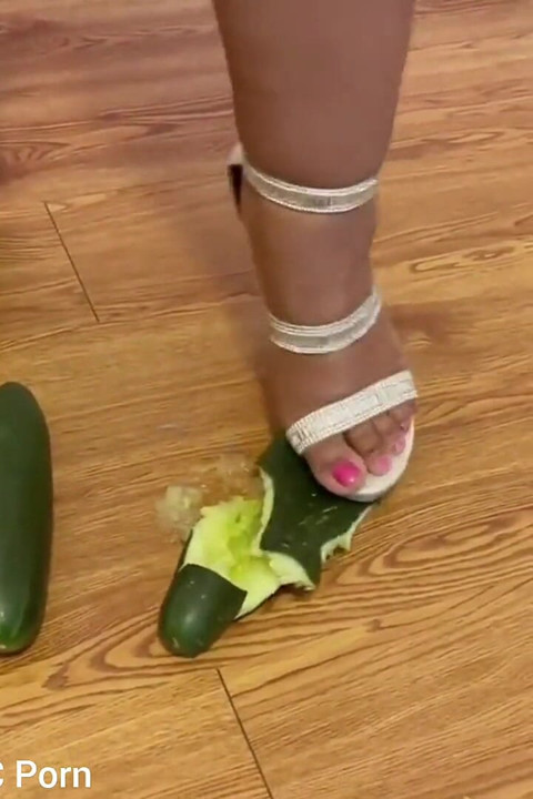 Squashing Eggplants in My High Heels