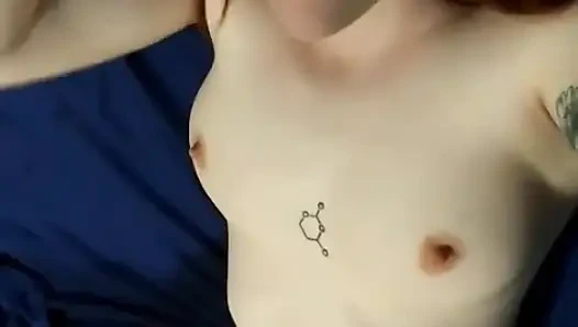 Glasdildo-masturbation