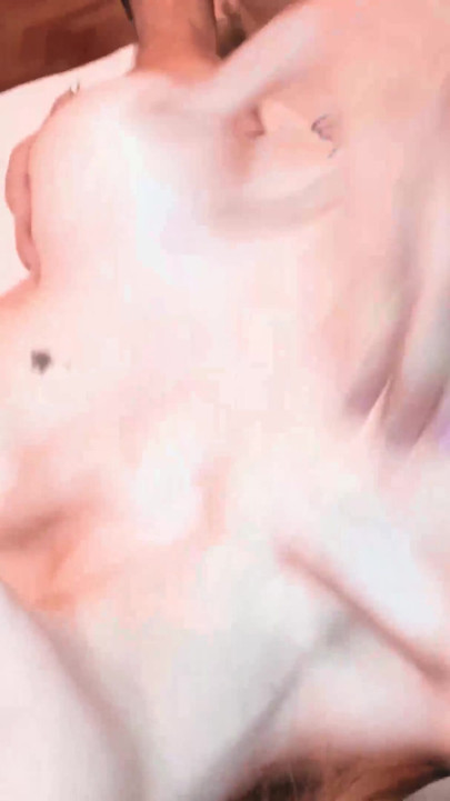 Cuckold Boyfriend Takes a Shower While Naughty Neighbor Fucks Redhead's Pussy | Clip 1