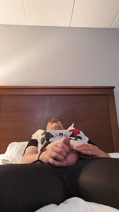 Birthday masturbating in wife's clothes