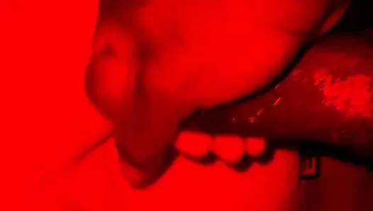 Stepsister plays with my bbc while we're home alone and I cum all over her tits