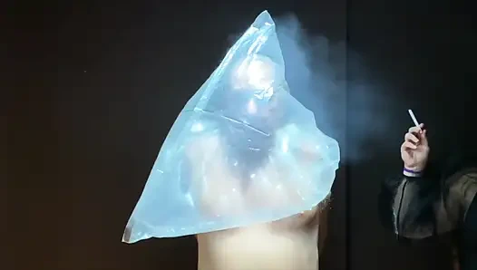 Dominatrix mistress April - meditational smoking