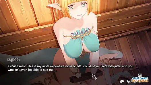 Melarikan diri, peri ninjaku! Gameplay 3d bagian 1