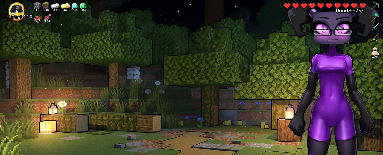 Minecraft Nadržené řemeslo - část 61 Endergirl výprask od Loveskysanhentai