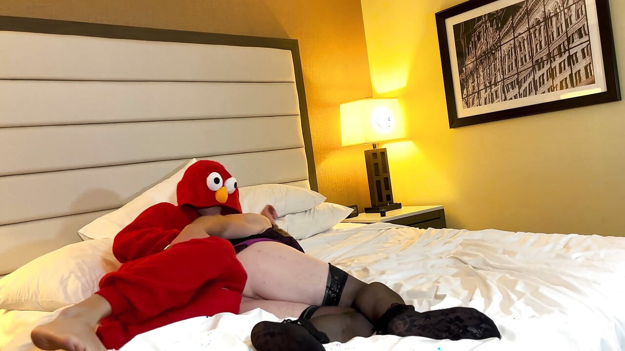 Elmo topp med sin jätte kuk