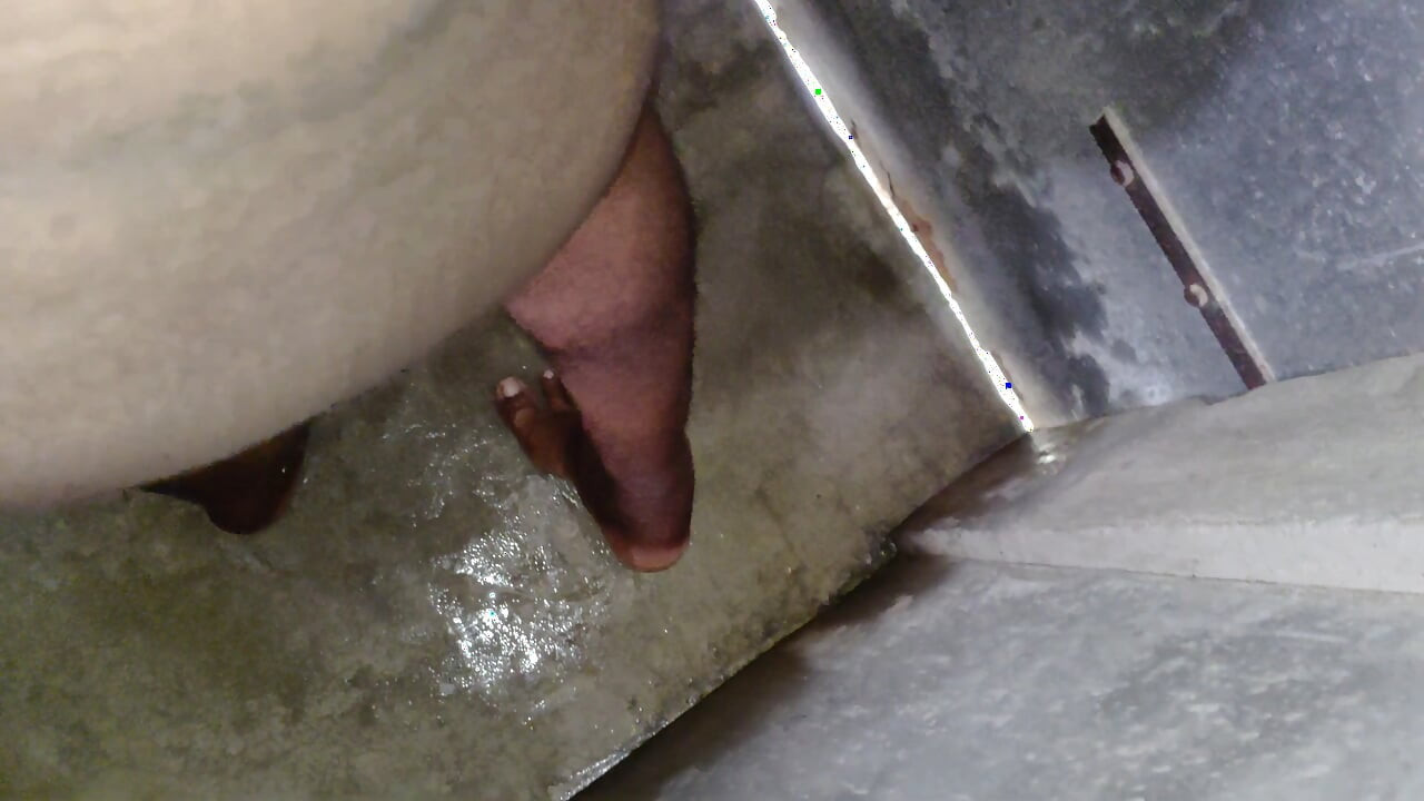 This summer boy play with Air pod and  screwdriver  Masturbation