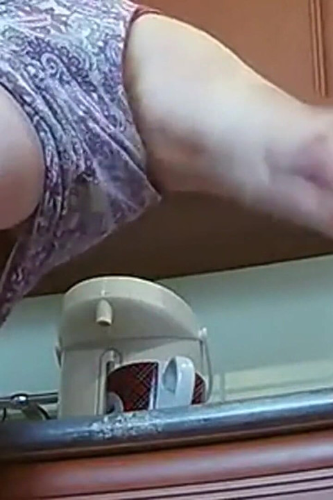 Mother-in-law Fingering My Cock and Cum Close-up