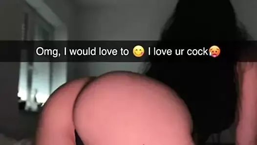 Une petite amie se fait baiser par un inconnu sur Snapchat après la gym