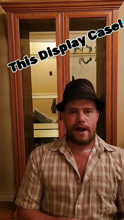 Twink Bubble Butt cleans cabinet