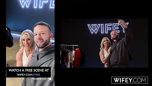 WIFEY Cock-Thirsty Hotwife Tiffani Time Gets Double Teamed By Two Massive BBCs