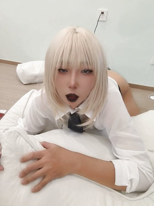 Sexiest Chinese Ladyboy Won't Be Satisfied With Small Cock,She Takes a Real Pleasure On BBC