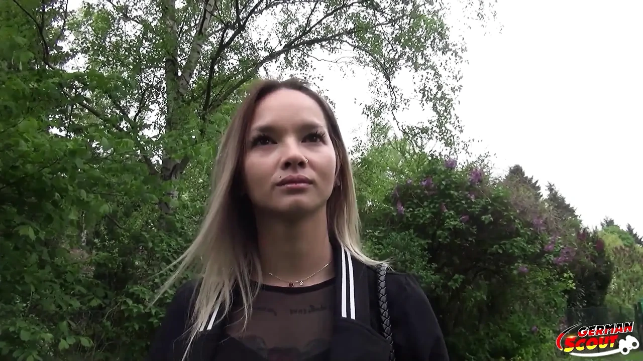 German Scout - Skinny teen Monika Famous
