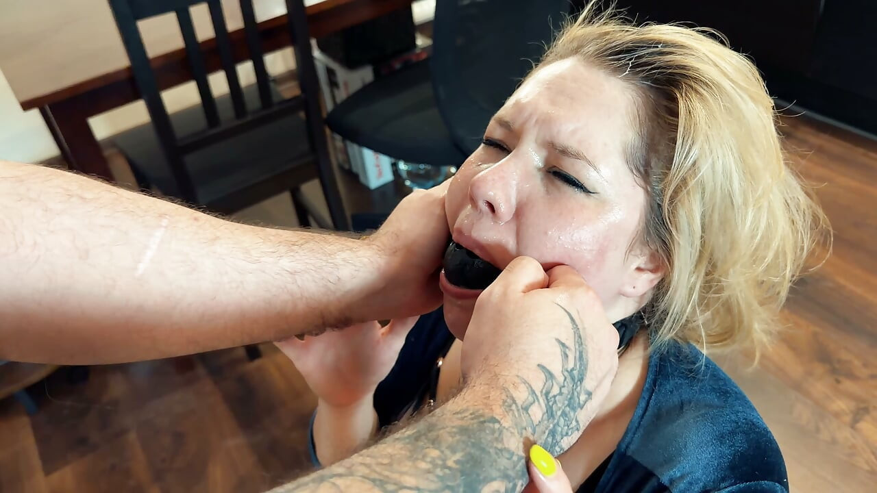 From Cam Show to Total Chaos - Squirt Fountain, Ballgag, Ass Control, Humiliation, Spanking, Tit Bite & Eye Cumshot