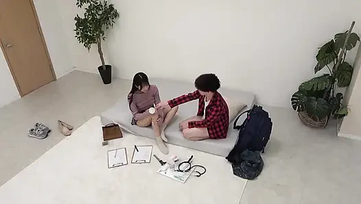 Part 4: A friendship verification project between a college student and a boy and a girl who have been childhood friends for 10 years—an adult doctor pretend experience!