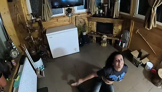 Tight Jeans Dance Slut Gagging Facefuck & Cum on My Tangas
