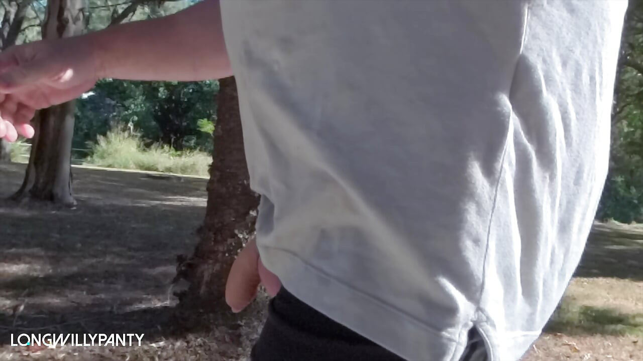 Uncut cock flopping around in public flashing dare.