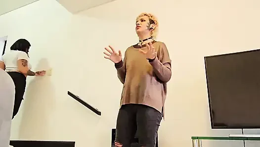 Aku lagi asik seks threesome sama dua cewek latina di airbnb di buenos aires, argentina