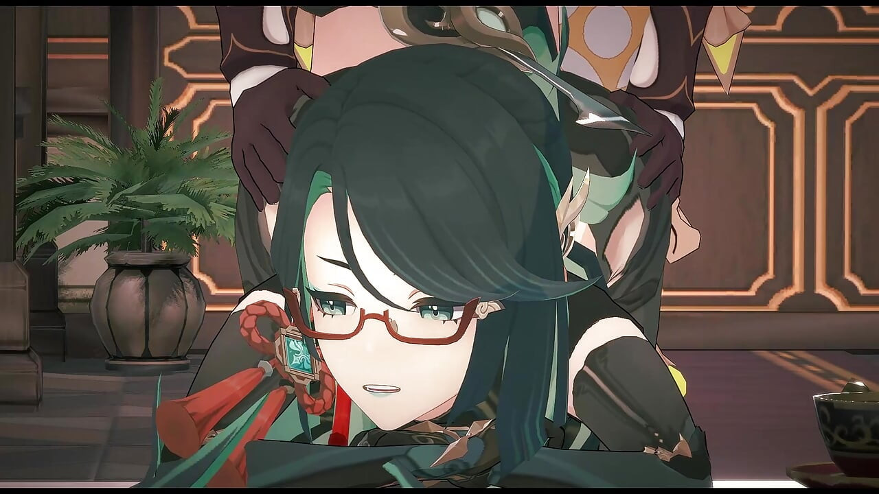 Genhin Impact - Xianyun pragnie dużego czarnego kutasa po znudzonej przeciętnego penisa - animacja hentai 3D