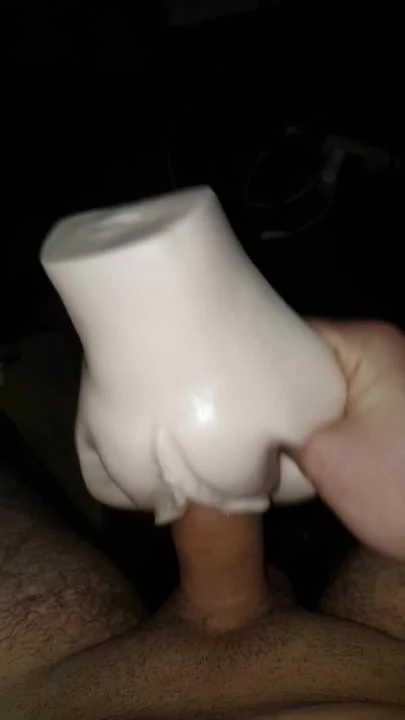 Fucking toy and blasting load on the floor... woops!