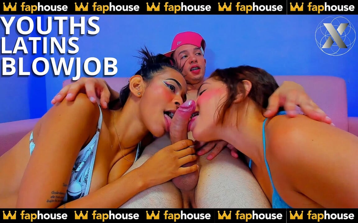 Fiatal latina ribancok forró szopást adnak egy hatalmas fasznak