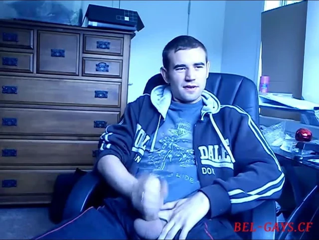 guy in hoodie jerk off