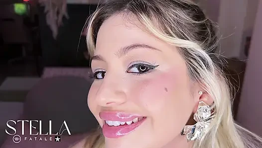 Glossy Lips Tease  drool Over My Shiny Wet Lips