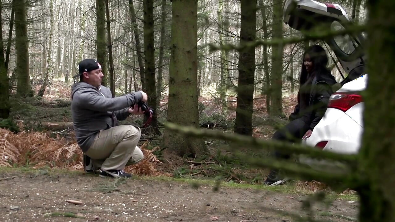 Lovely big ass ebony gets her pussy smashed hard