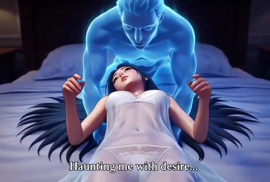 A lonely young beauty is haunted by a handsome ghost at night