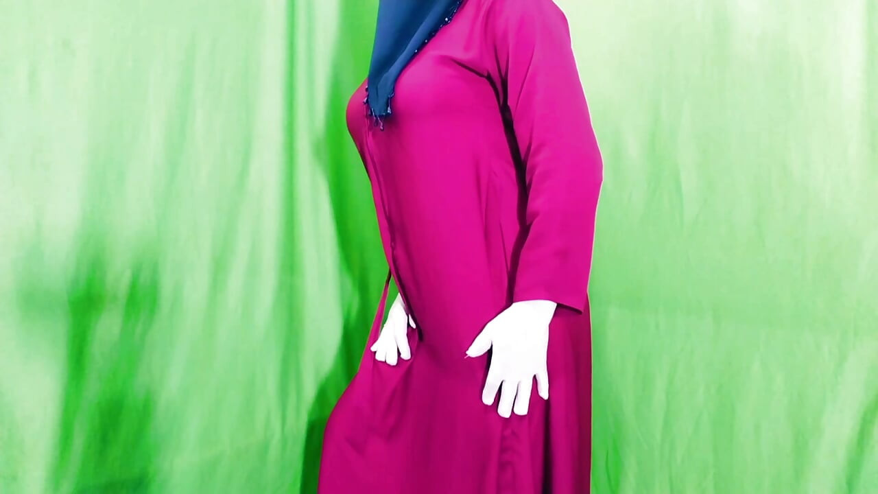 Arabisk Smuk Hijabi Muslimsk Pige Meget Sjov Video