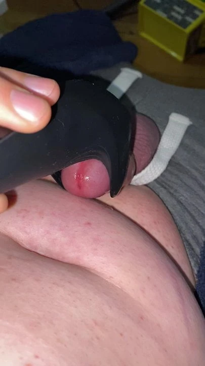My new toy and I'm cumming