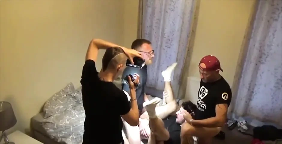 2544 Webcam Porn Shoot with Danny Fucked Raw in Double Penetraiton by Me and Diggory