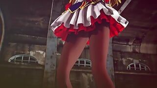MMD R-18, anime, filles qui dansent, clip sexy 259
