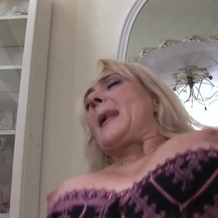 Amazing blonde milf slammed like a bitch in a taylor shop