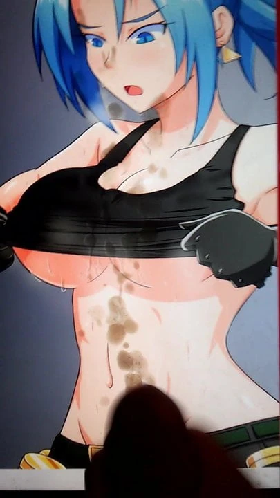 Cum Tribute - Sweaty Leona