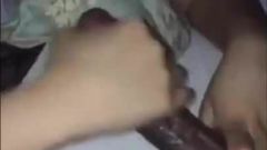 Подруга в домашнем видео не дает кончить с большим черным членом в пытку после оргазма