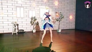 Liefdeswoorden 4 - sexy tiener dansend (3D HENtai)