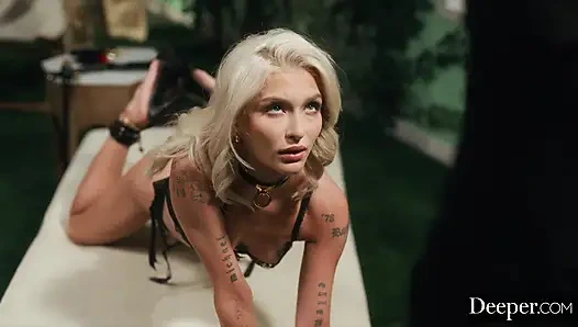 Vixenplus itaatkar Emma bağlanıyor ve götten sikiliyor