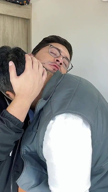 Captivating moment from "Young Latino Meets Stepdad For The First Time And The Pervert Fucked Him Lasted All Night"