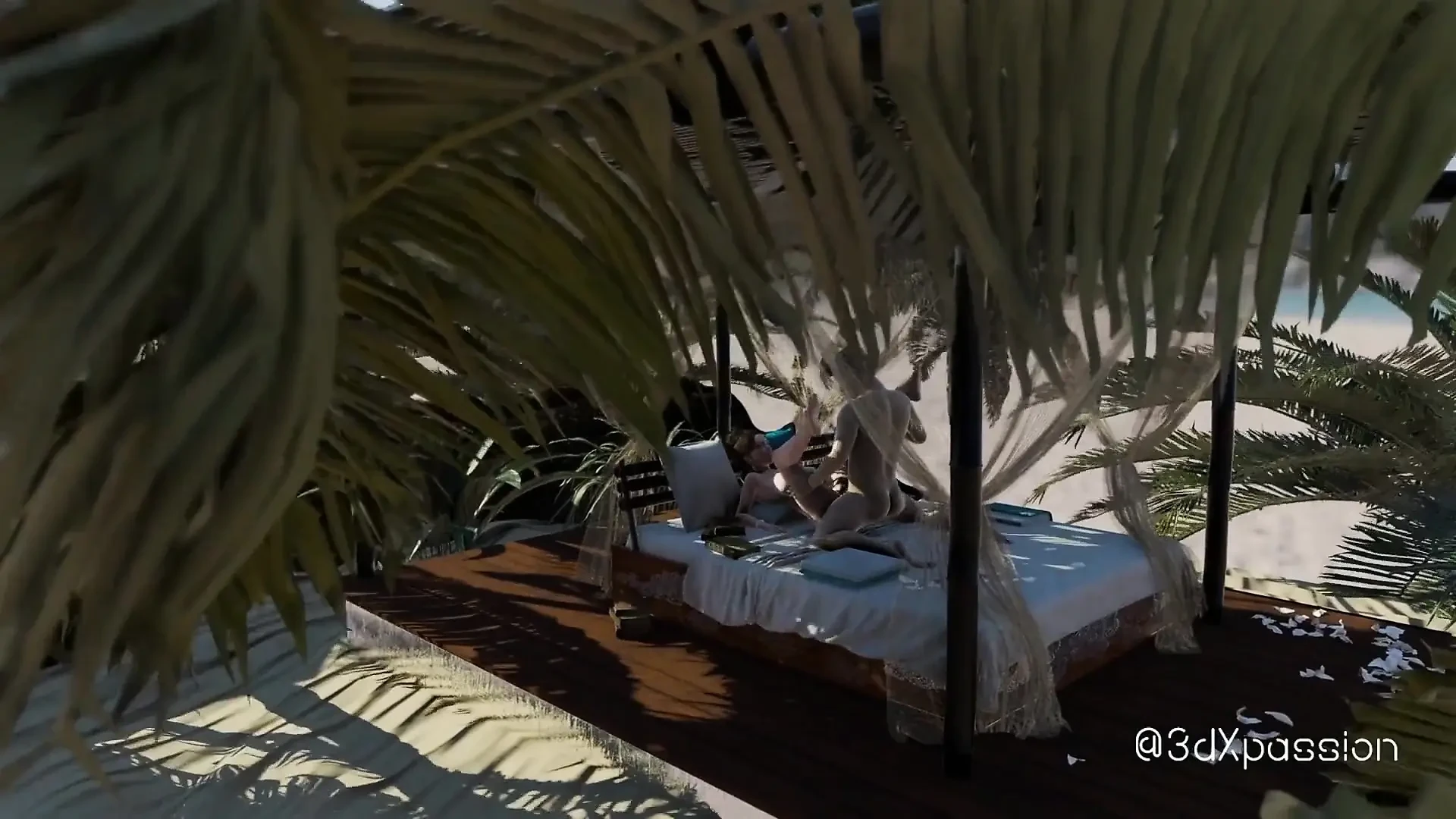 Vr nexus-3 oasis - luna si cewek semok luna lagi asik nyepong kontol, dientot gaya doggy sampai toketnya dicrot sperma