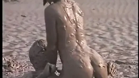 hot girl  fucked at mud