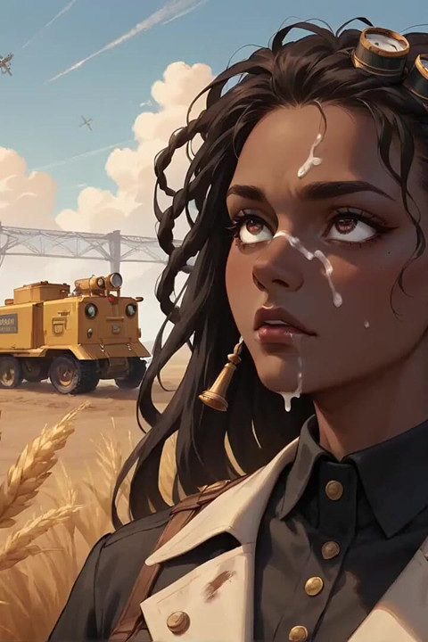 Ebony Siren's Wheatfield Temptation - Best Ebony XXX!